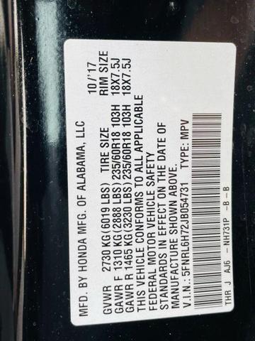 Photo of 2018 Crystal Black Pearl Honda Odyssey