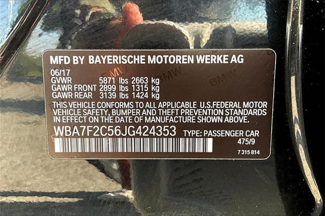 Photo of 2018 Black Sapphire Metallic BMW 750