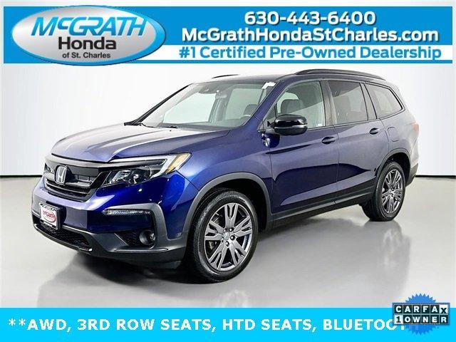 Photo of 2022 Obsidian Blue Pearl Honda Pilot