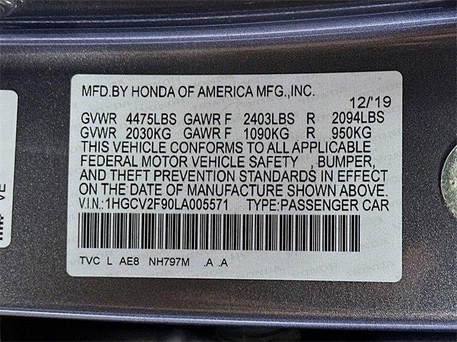 Photo of 2020 Modern Steel Metallic Honda Accord