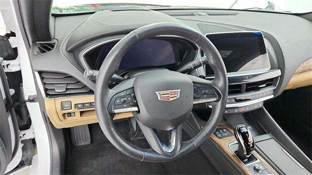 Photo of 2024 Crystal White Tri-Coat Cadillac CT5
