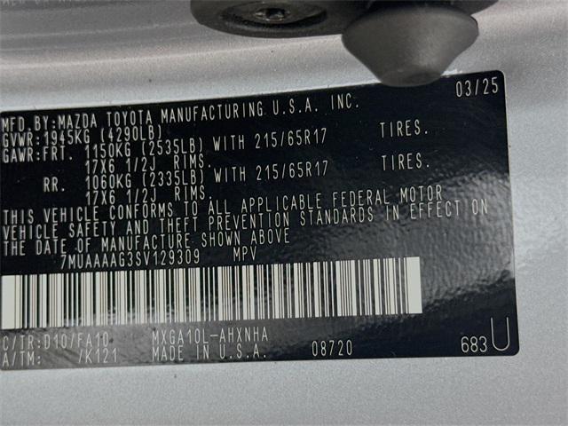 Photo of 2025 Sonic Silver Toyota Corolla Cross
