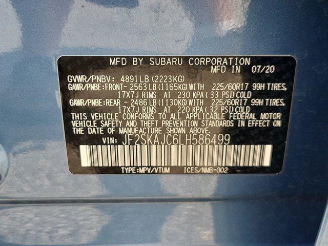 Photo of 2020 Horizon Blue Pearl Subaru Forester