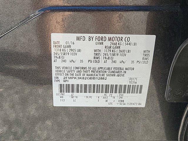 Photo of 2016 MAGNETIC METALLIC Ford Edge