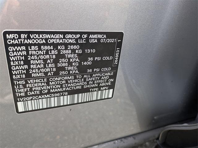 Photo of 2021 Pyrite Silver Metallic Volkswagen Atlas