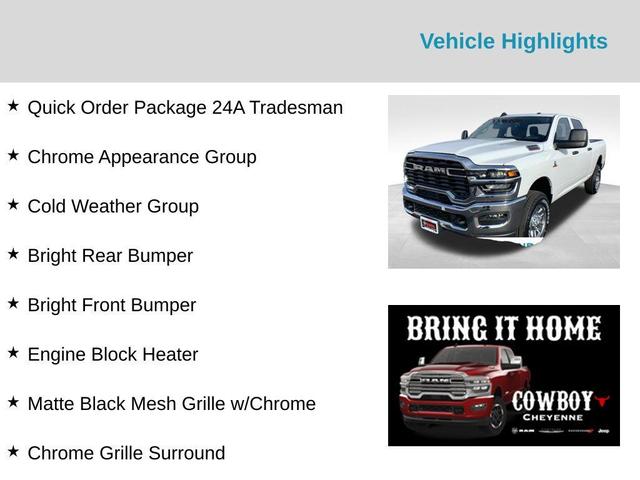 Photo of 2025 Bright White Clearcoat RAM 2500