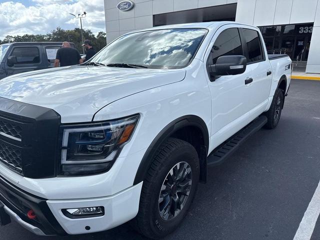 Photo of 2024 Glacier White Nissan Titan