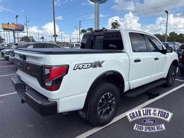 Photo of 2024 Glacier White Nissan Titan