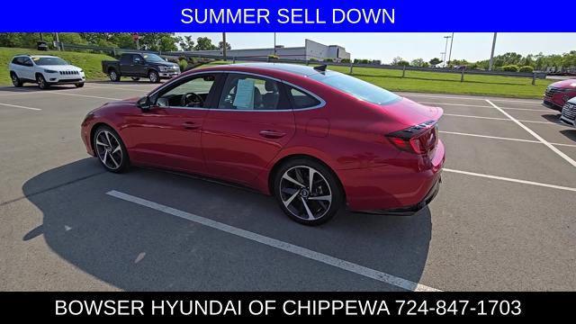 Photo of 2021 Calypso Red Hyundai SONATA