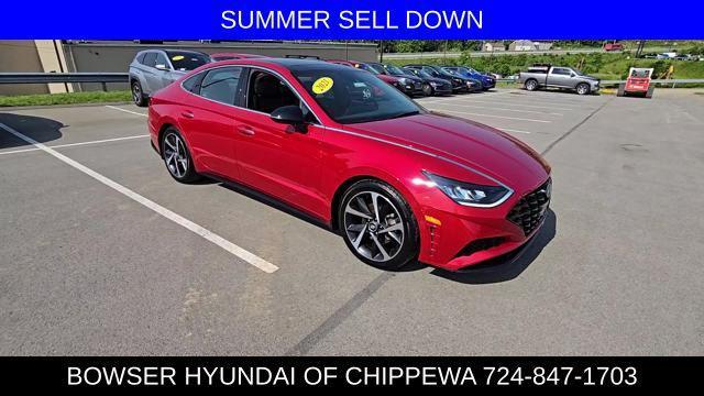 Photo of 2021 Calypso Red Hyundai SONATA