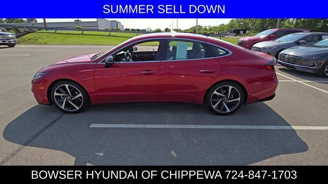 Photo of 2021 Calypso Red Hyundai SONATA