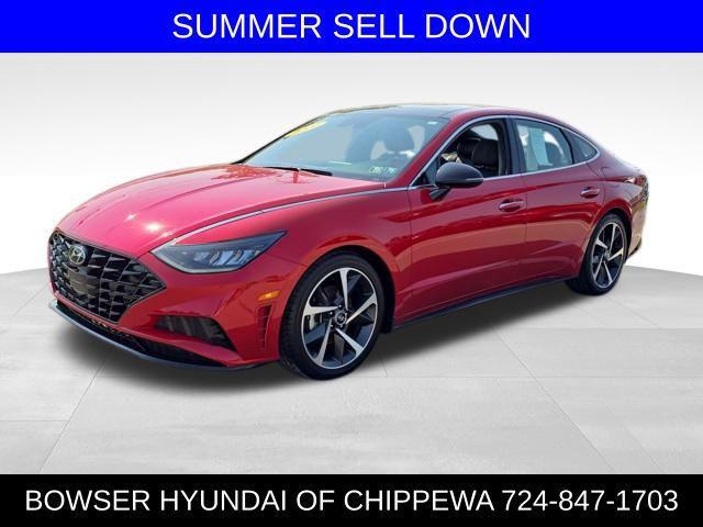 Photo of 2021 Calypso Red Hyundai SONATA