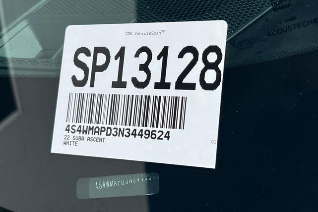 Photo of 2022 Crystal White Pearl Subaru Ascent