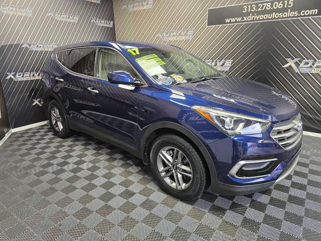 Photo of 2017 Blue Hyundai Santa Fe Sport