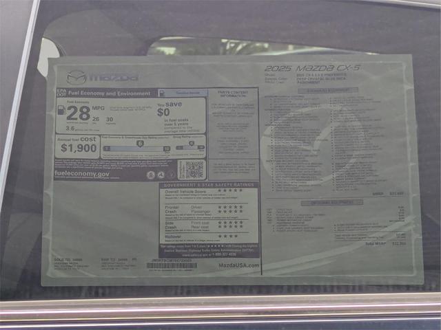 Photo of 2025 Deep Crystal Blue Mica Mazda CX-5