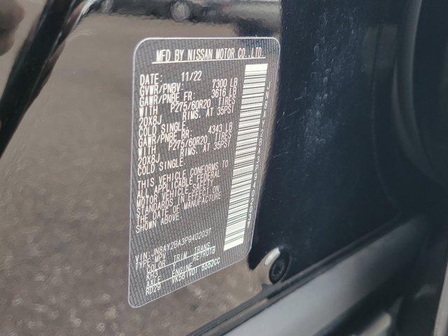 Photo of 2023 Super Black Nissan Armada