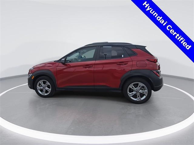 Photo of 2022 Pulse Red w/Black Roof Hyundai KONA