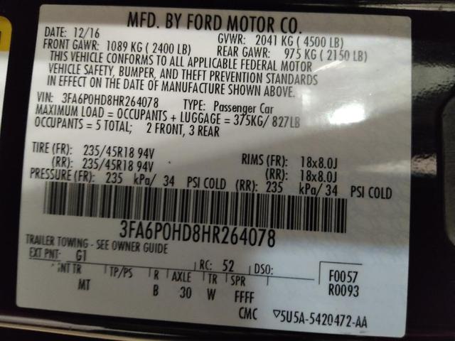Photo of 2017 Shadow Black Ford Fusion