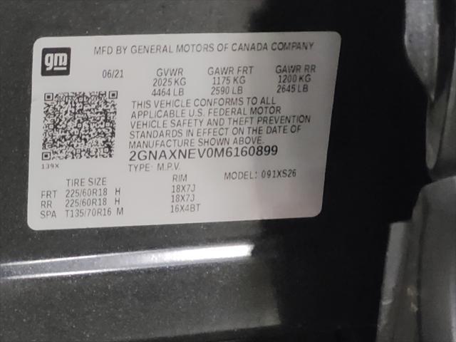 Photo of 2021 Nightfall Gray Metallic Chevrolet Equinox