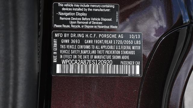 Photo of 2014 Mahogany Porsche Boxster