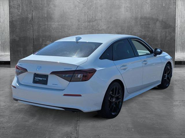 Photo of 2025 Platinum White Pearl Honda Civic Hybrid