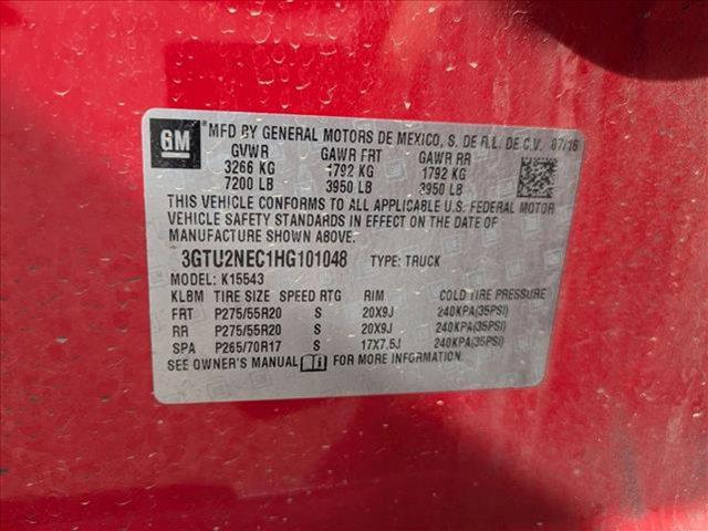 Photo of 2017 Cardinal Red GMC Sierra 1500