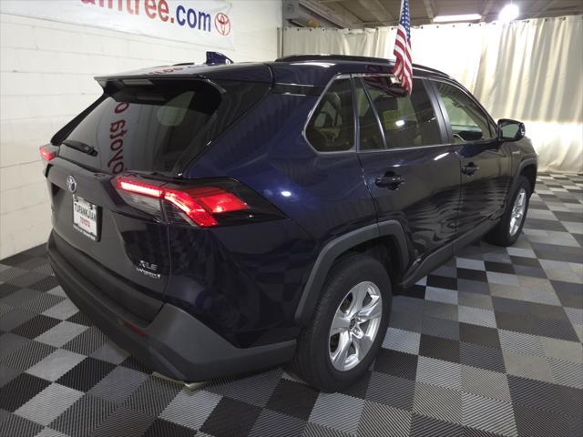 Photo of 2021 Blue Toyota RAV4 Hybrid