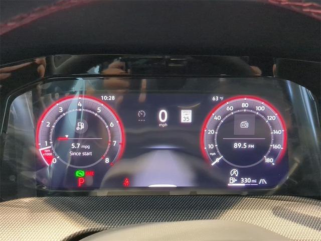 Photo of 2025 Opal White Pearl Effect Volkswagen Golf GTI