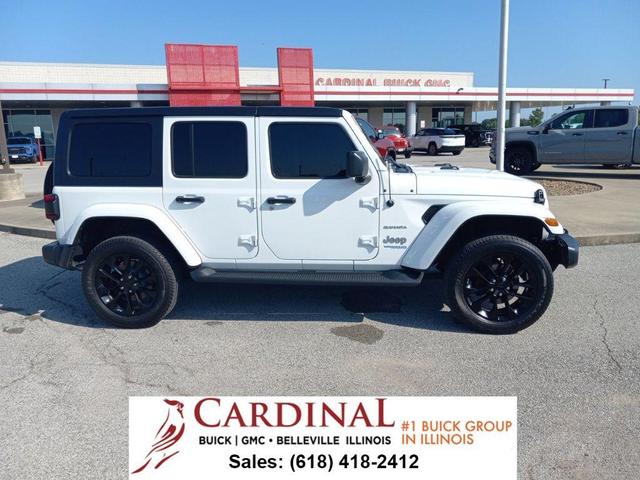 Photo of 2021 Bright White Clearcoat Jeep Wrangler Unlimited 4xe