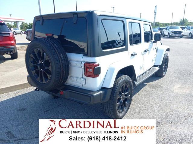 Photo of 2021 Bright White Clearcoat Jeep Wrangler Unlimited 4xe