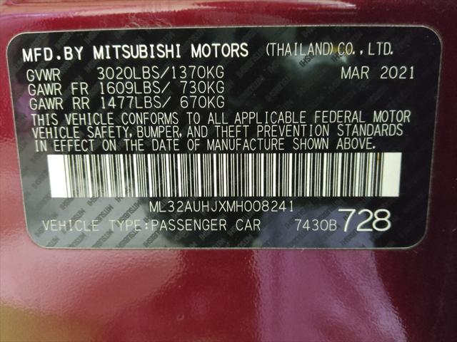 Photo of 2021 Red Mitsubishi Mirage