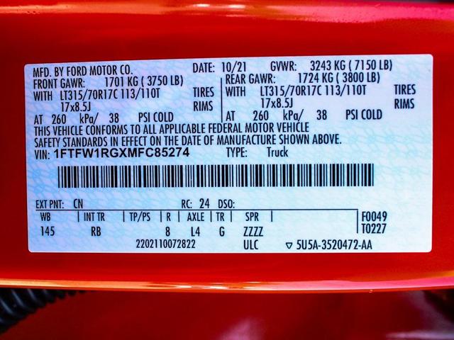Photo of 2021 Code Orange Metallic Ford F-150