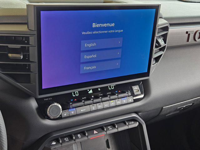 Photo of 2025 Midnight Black Metallic Toyota Tundra Hybrid