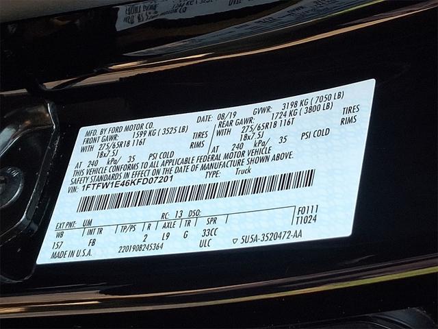 Photo of 2019 Agate Black Metallic Ford F-150