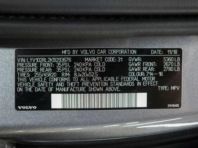 Photo of 2019 Gray Metallic Volvo XC60