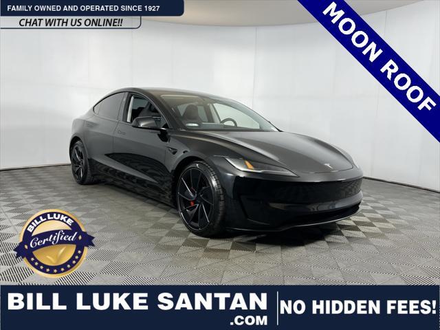 Photo of 2024 Solid Black Tesla Model 3