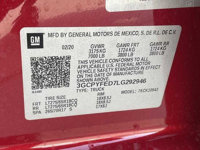 Photo of 2020 Cajun Red Tintcoat Chevrolet Silverado 1500