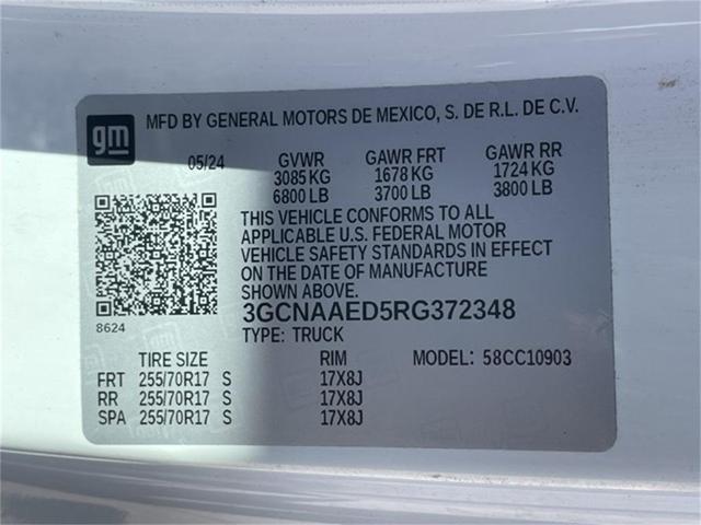 Photo of 2024 Summit White Chevrolet Silverado 1500