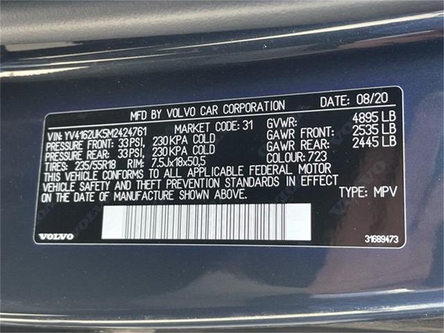 Photo of 2021 Denim Blue Metallic Volvo XC40
