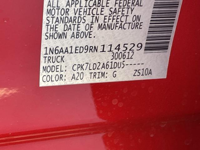 Photo of 2024 Red Alert Nissan Titan