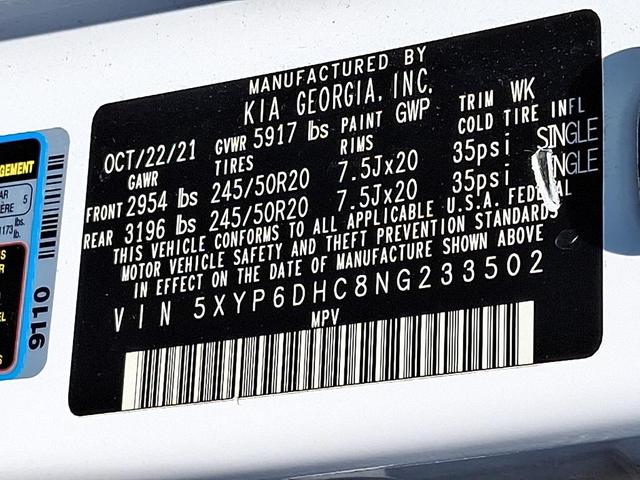 Photo of 2022 Glacial White Pearl Kia Telluride