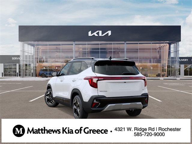 Photo of 2025 Clear White/Black Roof Kia Seltos