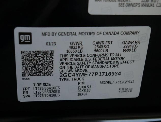 Photo of 2023 Black Chevrolet Silverado 2500