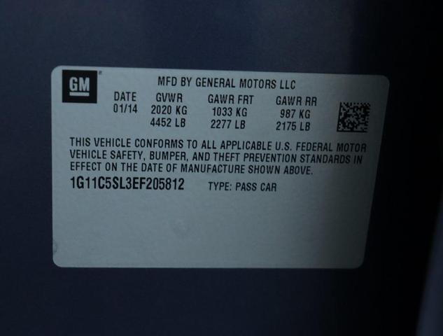 Photo of 2014 Atlantis Blue Metallic Chevrolet Malibu