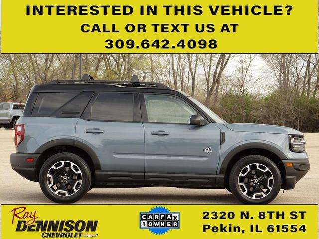 Photo of 2024 Azure Gray Metallic Tri-Coat Ford Bronco Sport
