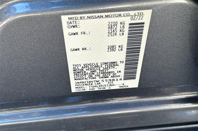Photo of 2022 Gun Metallic Nissan Leaf