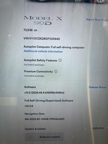 Photo of 2016 Titanium Metallic Tesla Model X