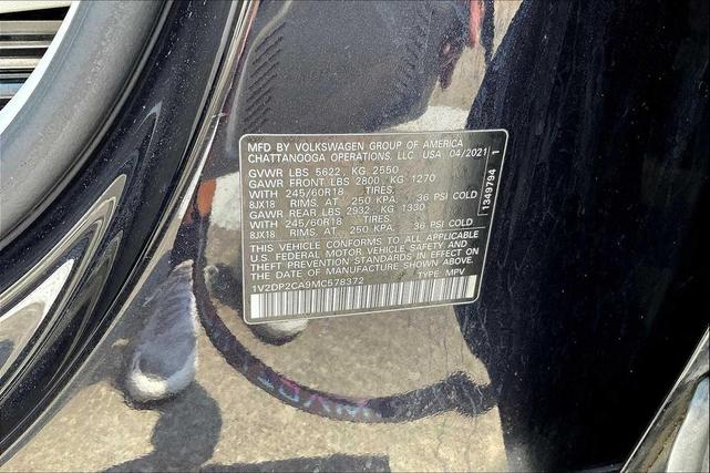 Photo of 2021 Deep Black Pearl Volkswagen Atlas