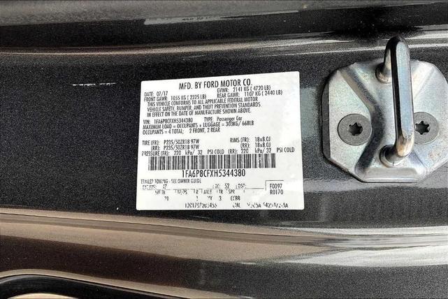 Photo of 2017 Magnetic Metallic Ford Mustang
