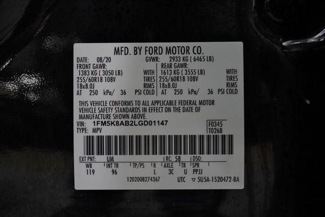 Photo of 2020 Black Ford Utility Police Interceptor